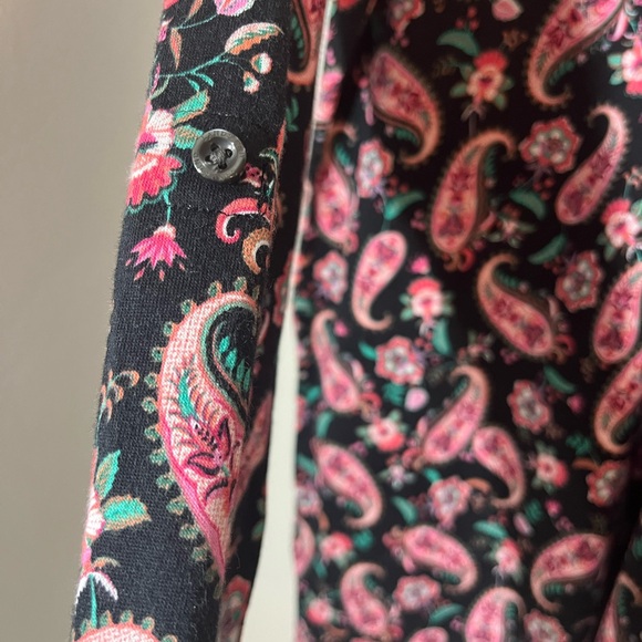 Lands End Long Sleeve V-Neck Tunic w Pockets size Large - Picture 11 of 12